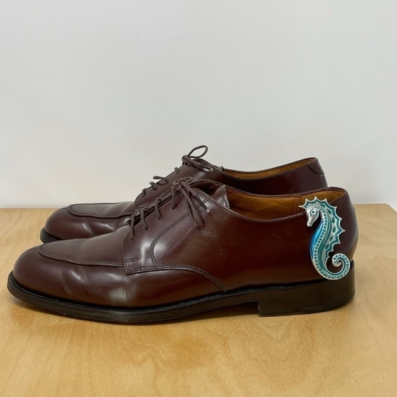 Cole Haan Mahogany Calhoun Split Toe Derby Shoe 9 - Picture 1 of 10